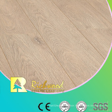 Commercial 12.3mm E0 HDF Embossed Oak Waxed Edged Laminated Floor